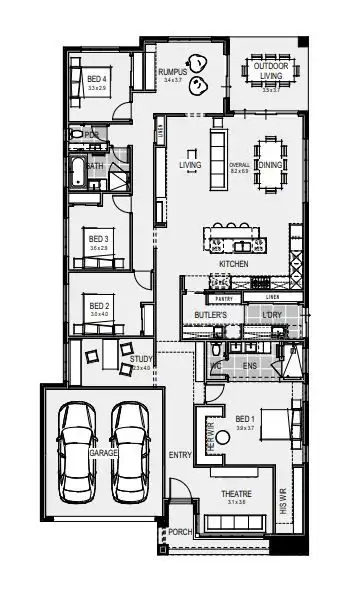 Floorplan of Homely house listing, 15 Frontier Circuit, Tarneit VIC 3029