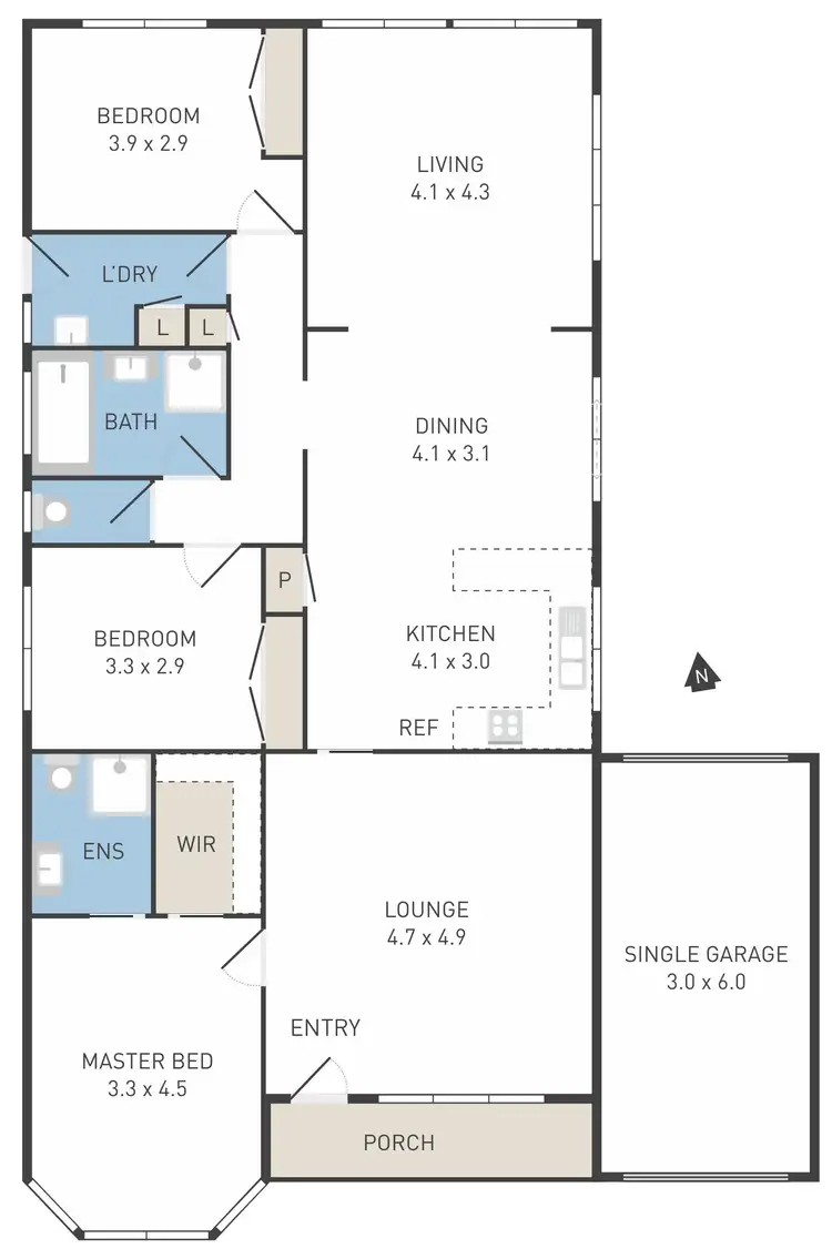 Floorplan of Homely house listing, 12 Mirabella Close, Werribee VIC 3030