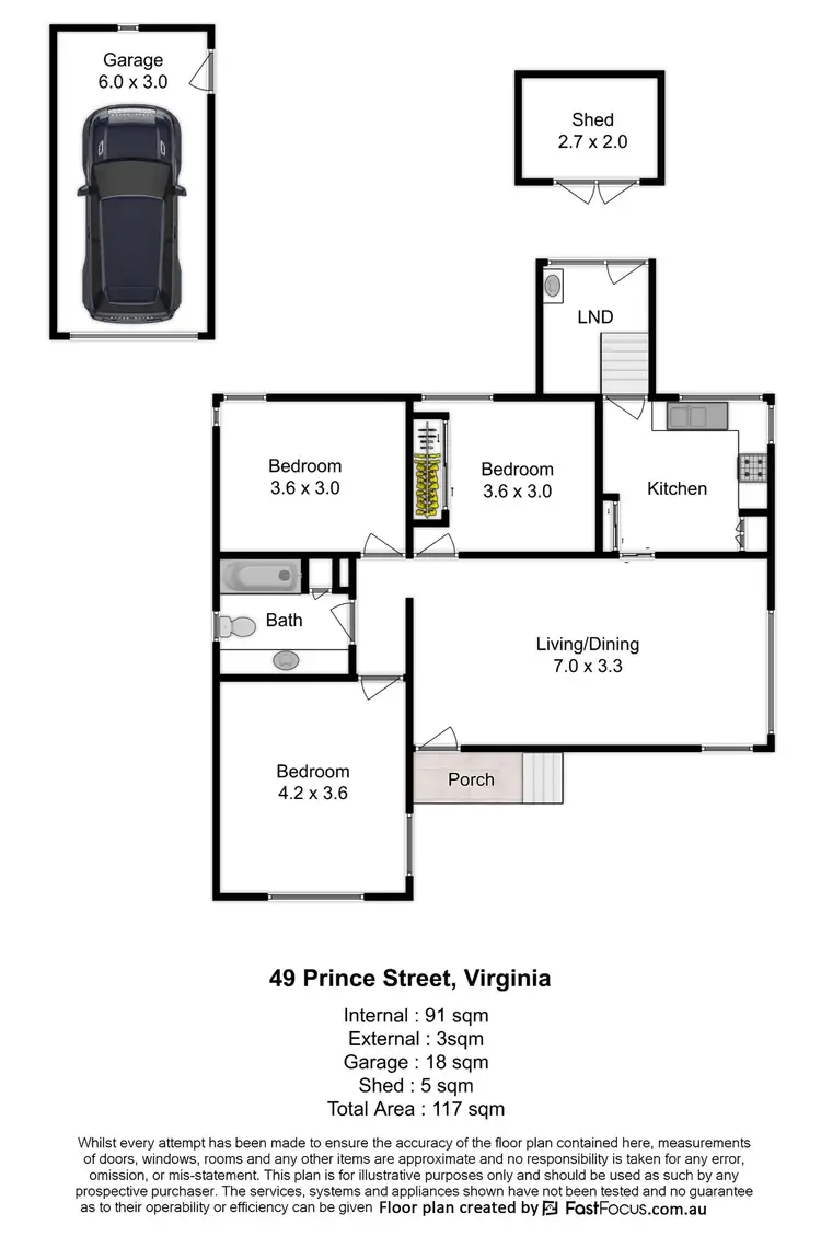 Floorplan of Homely house listing, 49 Prince Street, Virginia QLD 4014