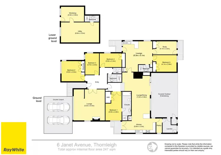 Floorplan of Homely house listing, 6 Janet Avenue, Thornleigh NSW 2120