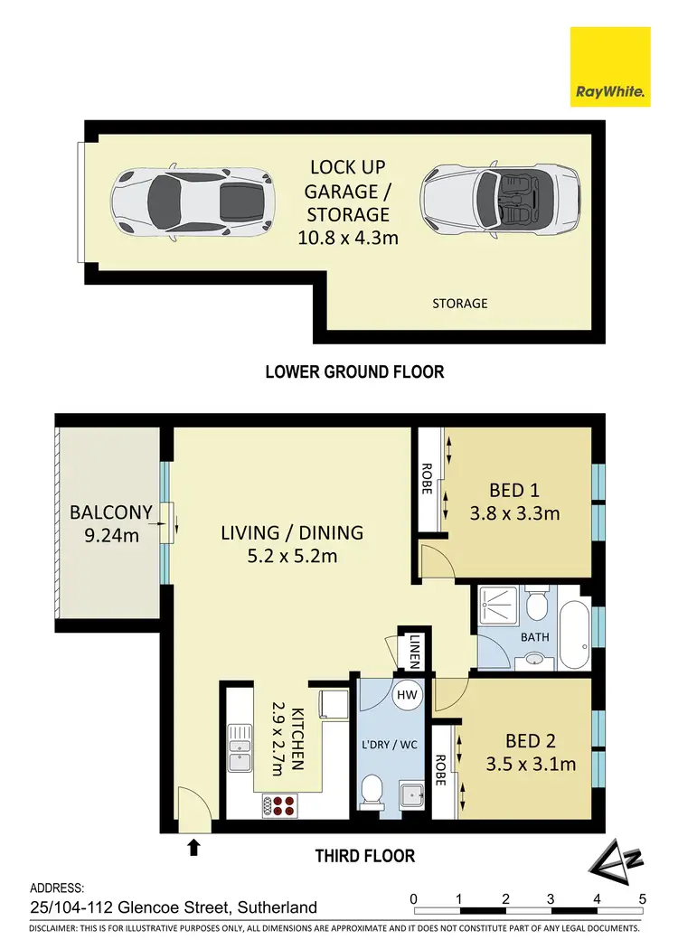 Floorplan of Homely unit listing, 25/104-112 Glencoe Street, Sutherland NSW 2232