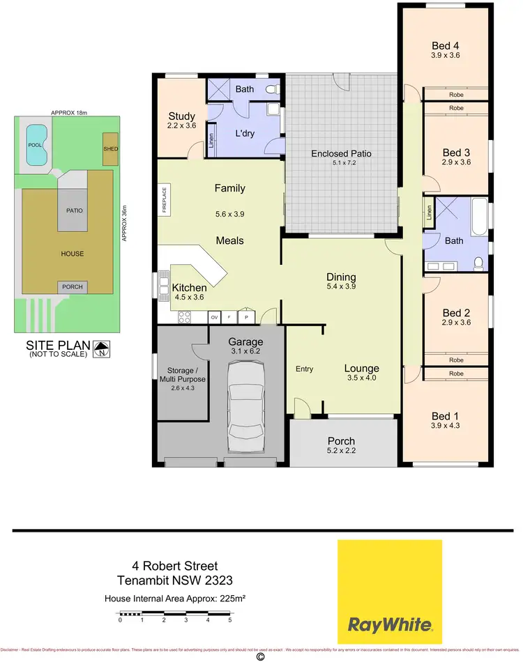 Floorplan of Homely house listing, 4 Robert Street, Tenambit NSW 2323