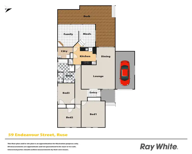 Floorplan of Homely house listing, 59 Endeavour Street, Ruse NSW 2560