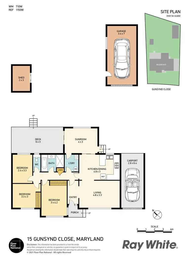 Floorplan of Homely house listing, 15 Gunsynd Close, Maryland NSW 2287