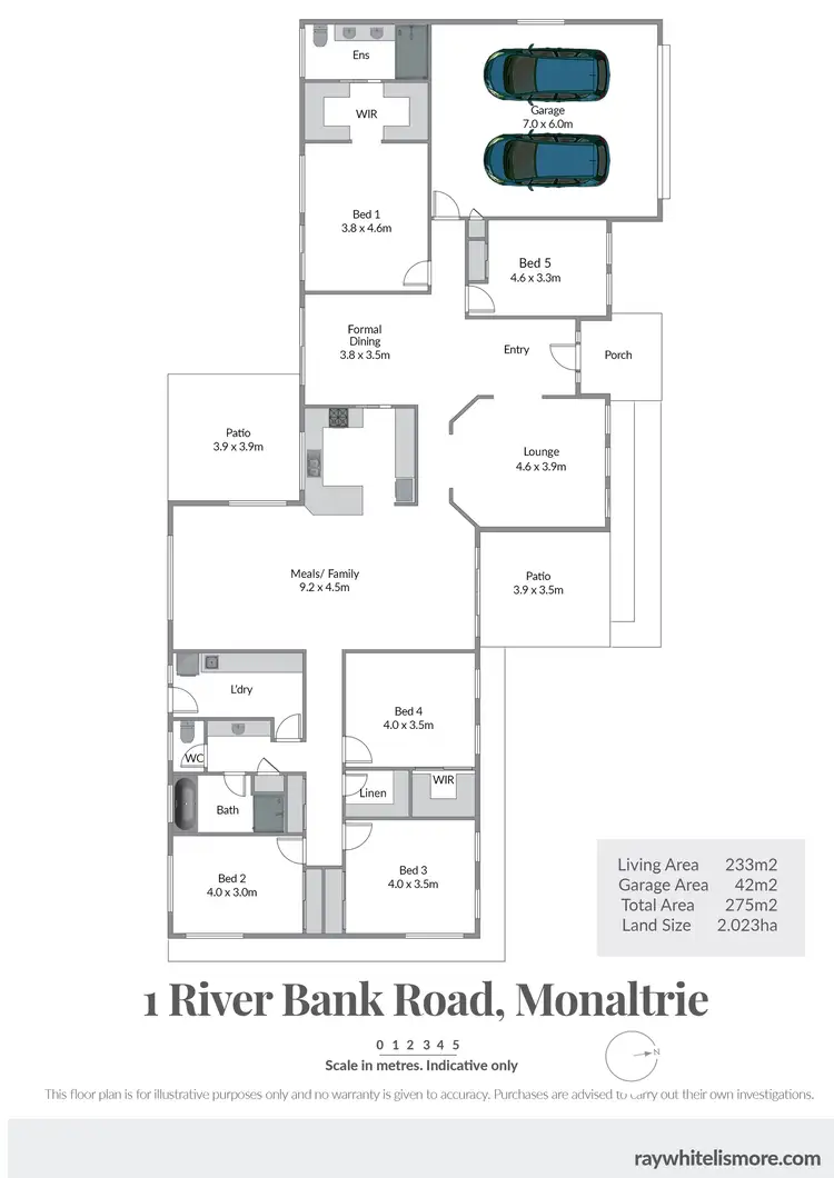 Floorplan of Homely house listing, 1 Riverbank Road, Monaltrie NSW 2480
