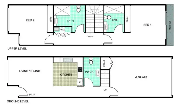 Floorplan of Homely house listing, 24/2 Pipeclay Street, Lawson ACT 2617