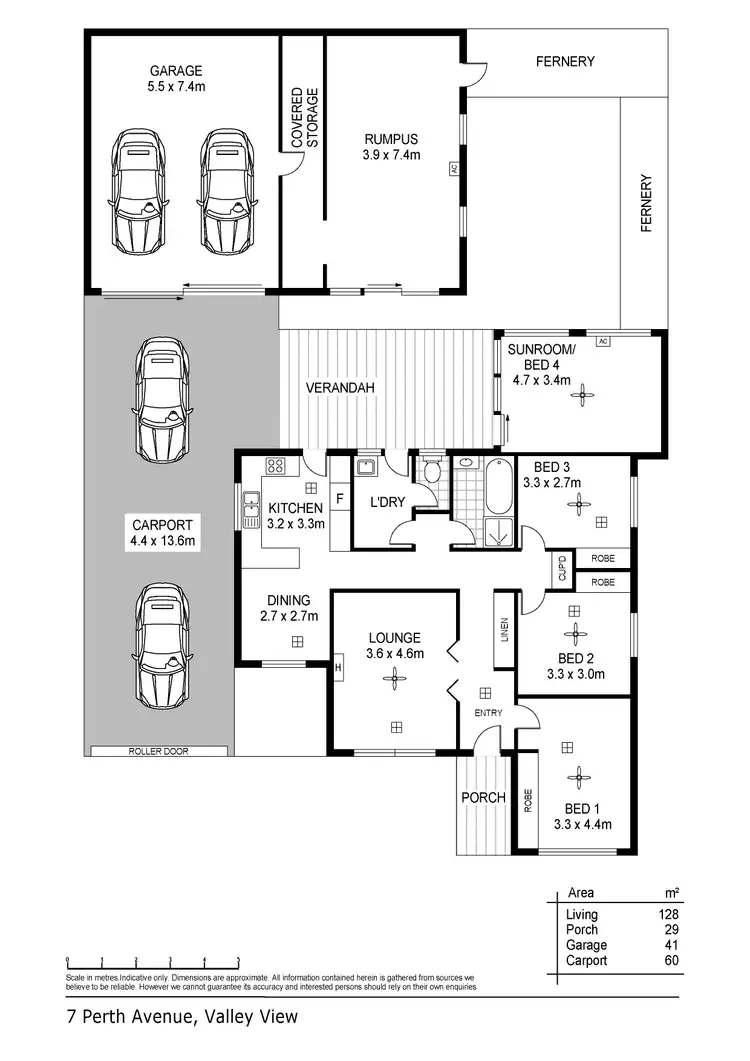Floorplan of Homely house listing, 7 Perth Avenue, Valley View SA 5093