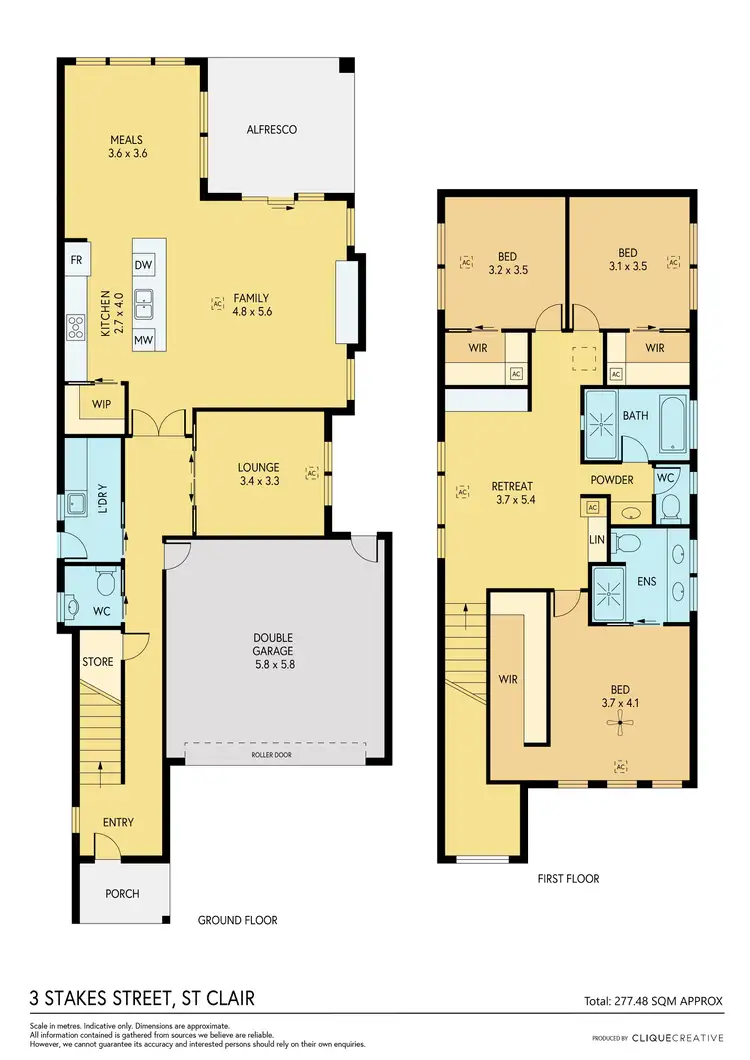 Floorplan of Homely house listing, 3 Stakes Street, St Clair SA 5011