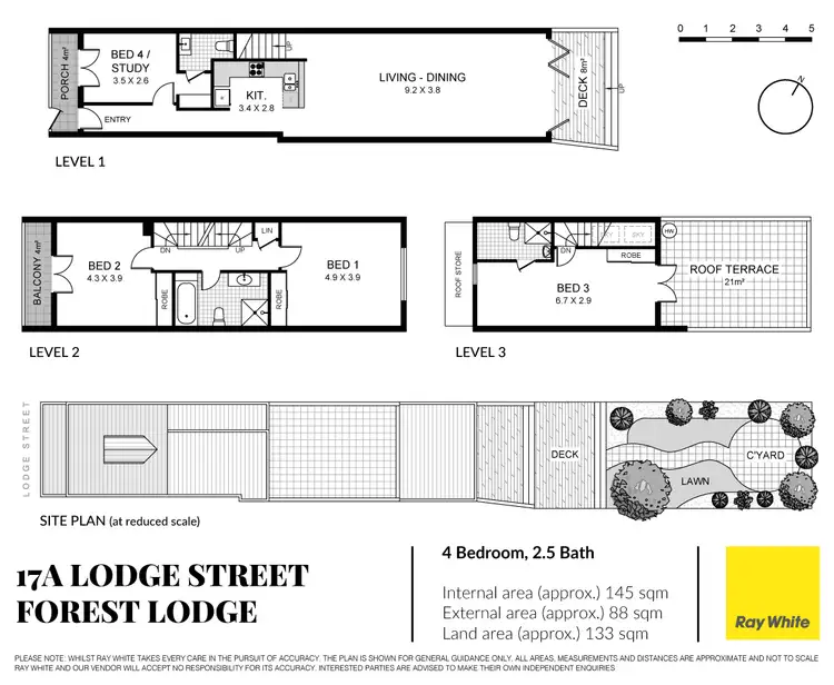 Floorplan of Homely house listing, 17A Lodge Street, Forest Lodge NSW 2037