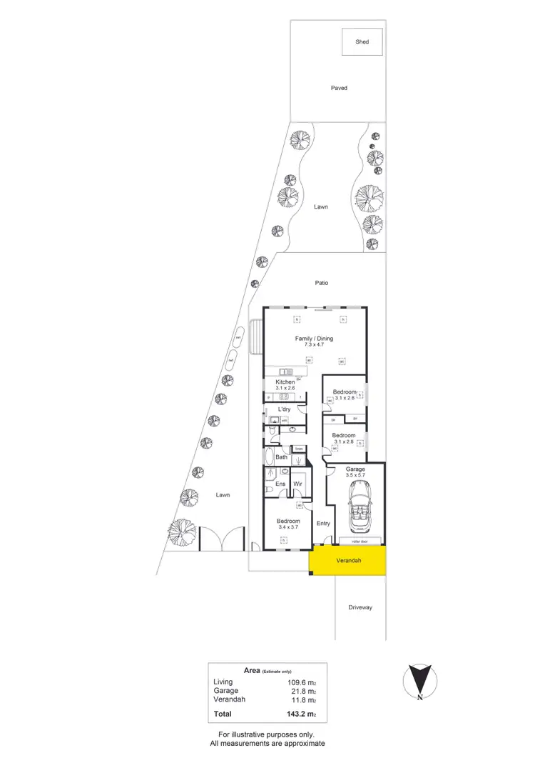 Floorplan of Homely house listing, 38 Merriton Avenue, St Marys SA 5042