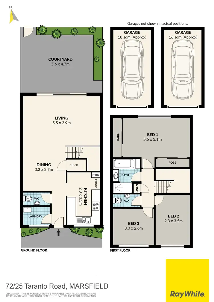 Floorplan of Homely townhouse listing, 72/25 Taranto Road, Marsfield NSW 2122