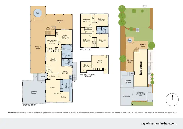 Floorplan of Homely house listing, 6 Savaris Court, Donvale VIC 3111