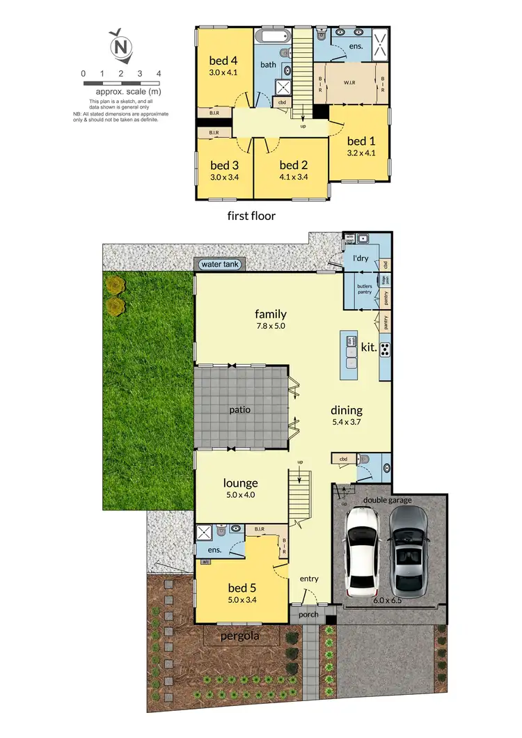 Floorplan of Homely house listing, 13 Ellis Park Avenue, Mulgrave VIC 3170