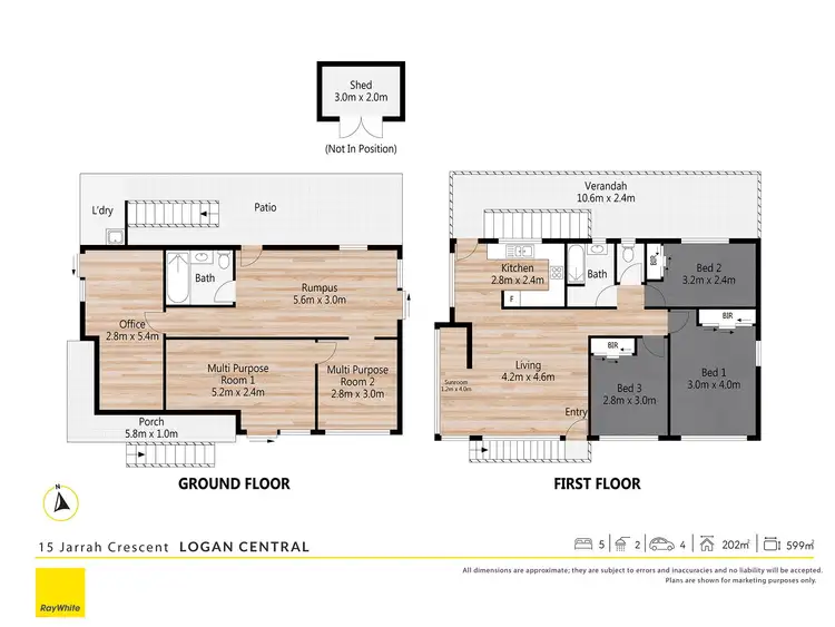 Floorplan of Homely house listing, 15 Jarrah Crescent, Logan Central QLD 4114