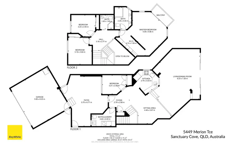 Floorplan of Homely house listing, 5449 Merion Terrace, Sanctuary Cove QLD 4212