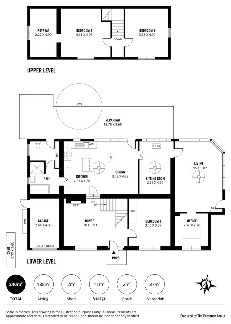 Floorplan of Homely house listing, 1 Piccadilly Road, Crafers SA 5152