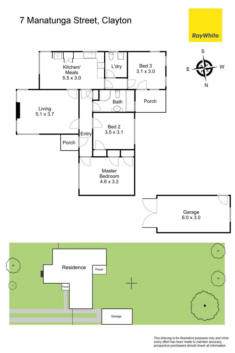 Floorplan of Homely house listing, 7 Manatunga Street, Clayton VIC 3168
