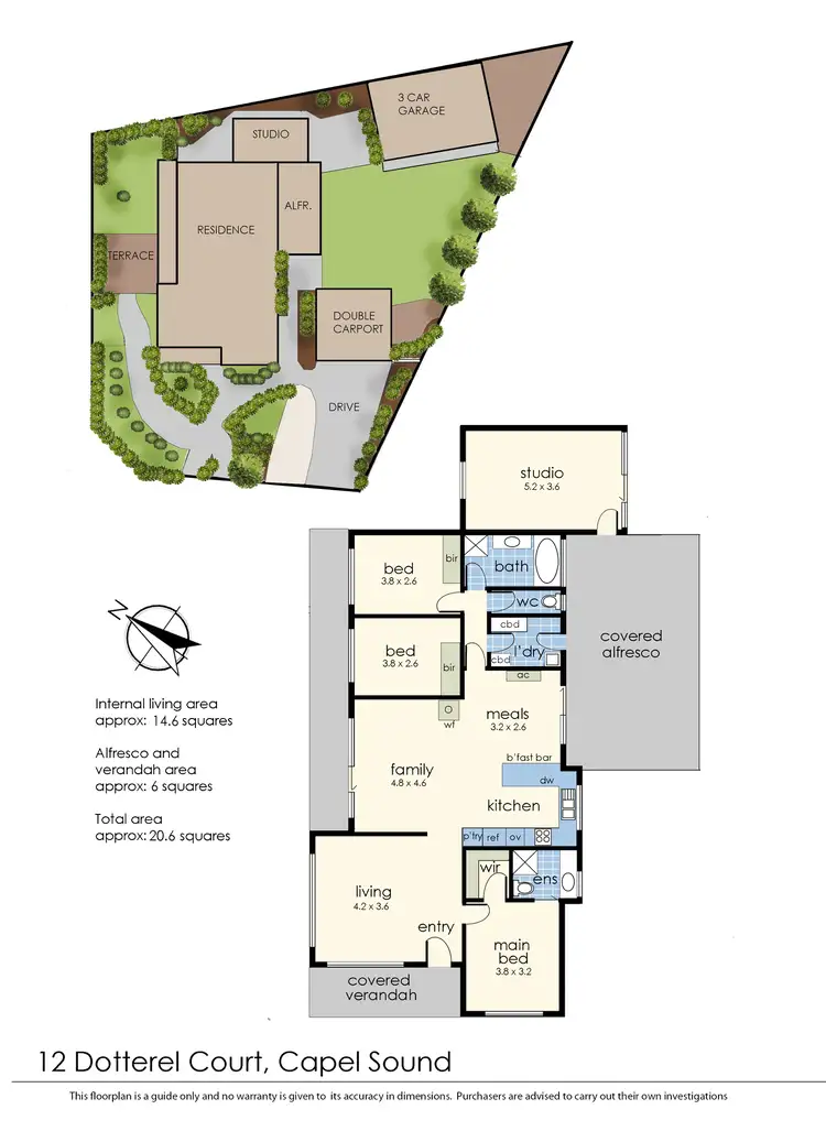 Floorplan of Homely house listing, 12 Dotterel Court, Capel Sound VIC 3940