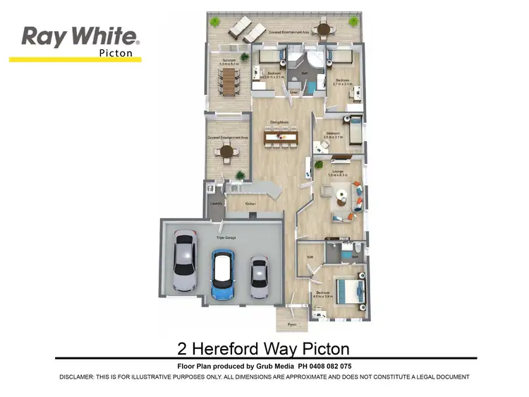 Floorplan of Homely house listing, 2 Hereford Way, Picton NSW 2571