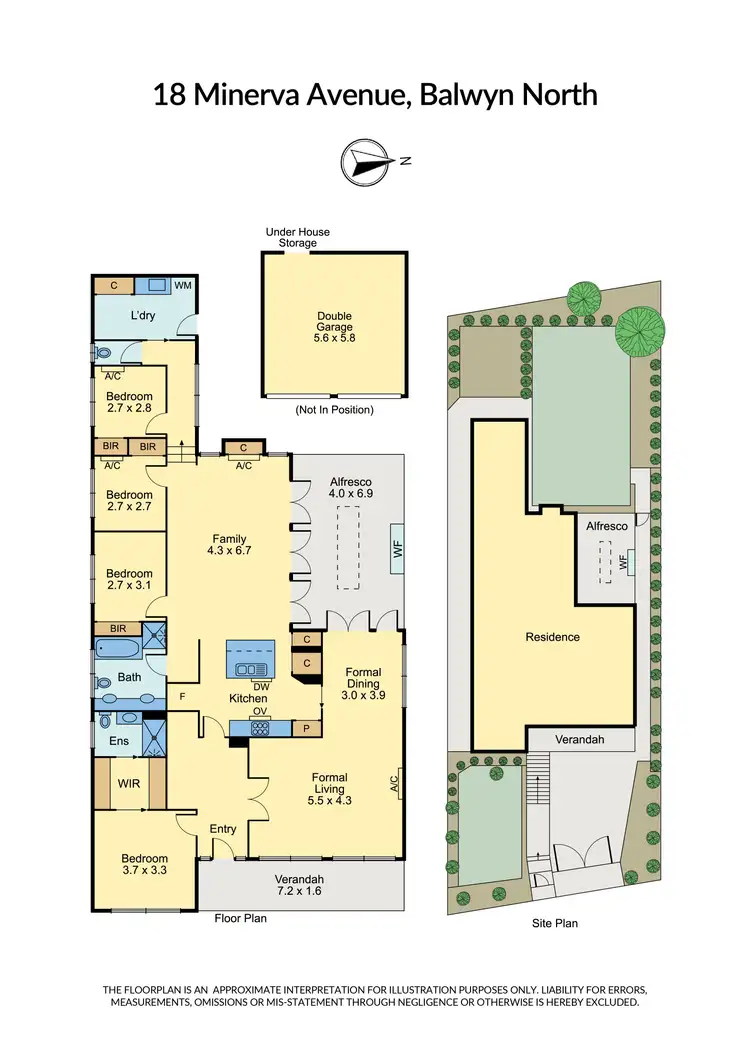 Floorplan of Homely house listing, 18 Minerva Avenue, Balwyn North VIC 3104