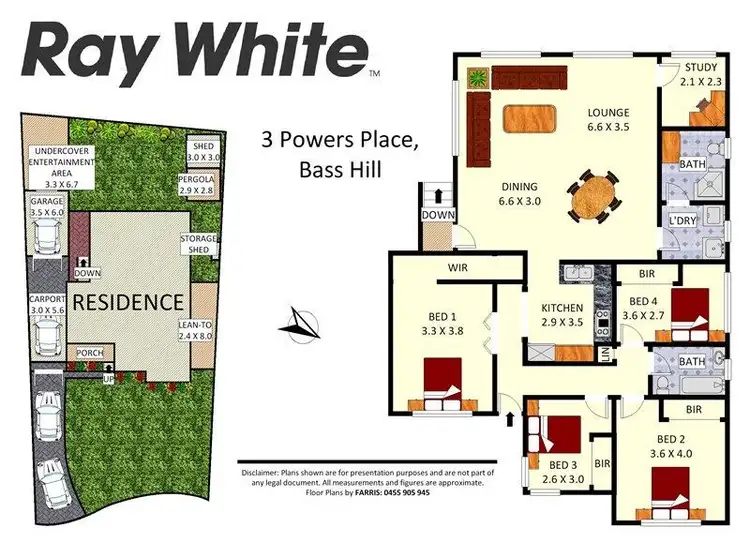 Floorplan of Homely house listing, 3 Powers Place, Bass Hill NSW 2197