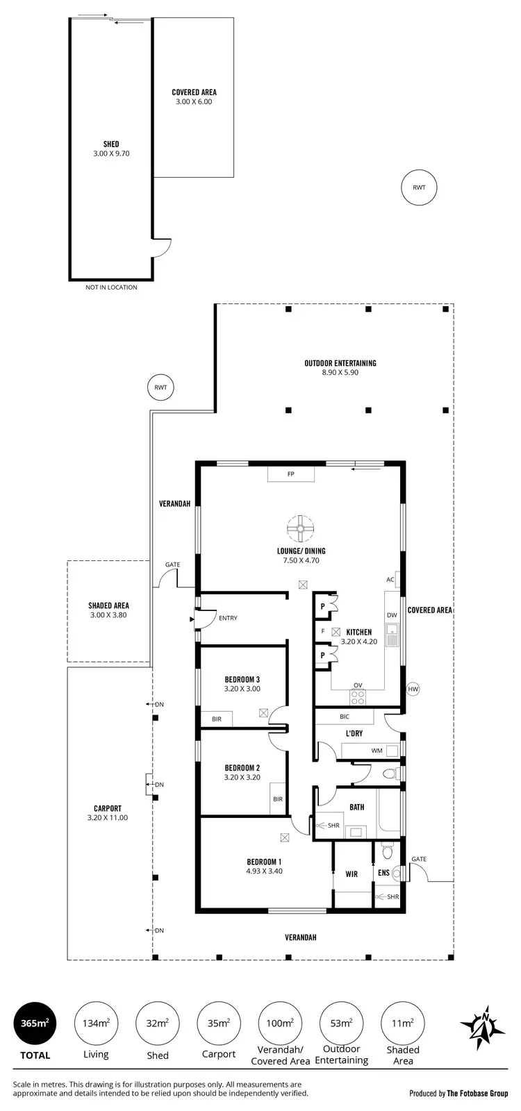 Floorplan of Homely house listing, 25 Fulford Terrace, Littlehampton SA 5250