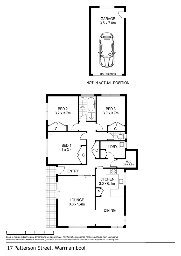 Floorplan of Homely house listing, 17 Patterson Street, Warrnambool VIC 3280