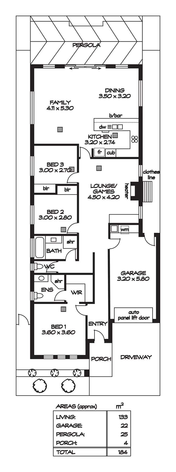Floorplan of Homely house listing, 22 Queensberry Way, Blakeview SA 5114