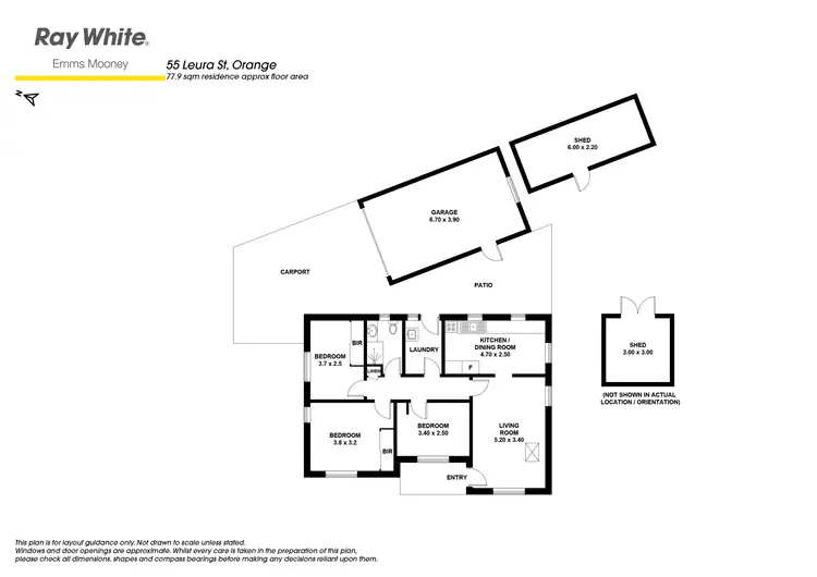 Floorplan of Homely house listing, 55 Leura Road, Orange NSW 2800