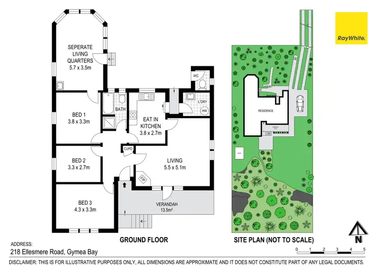 Floorplan of Homely house listing, 218 Ellesmere Road, Gymea Bay NSW 2227