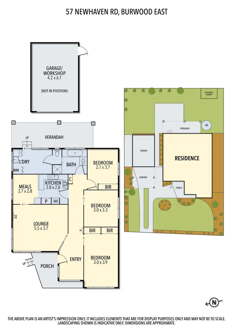 Floorplan of Homely house listing, 57 Newhaven Road, Burwood East VIC 3151