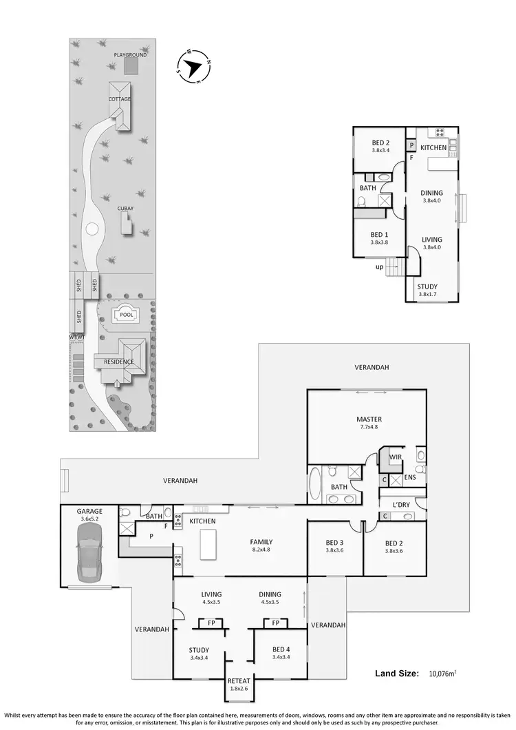 Floorplan of Homely house listing, 251 Potts Road, Skye VIC 3977