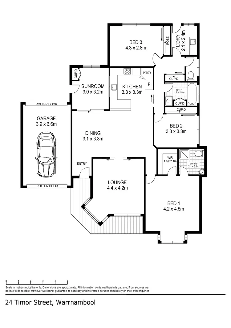 Floorplan of Homely house listing, 24 Timor Street, Warrnambool VIC 3280