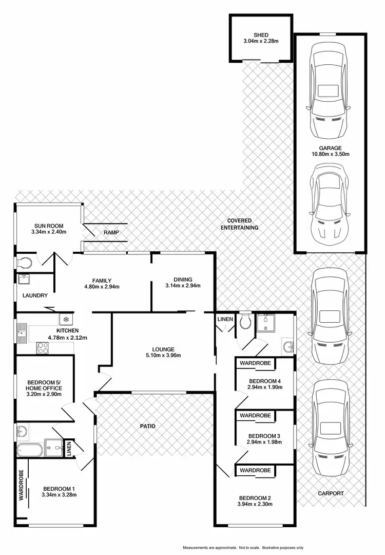 Floorplan of Homely house listing, 13 Windermere Avenue, Cambridge Park NSW 2747