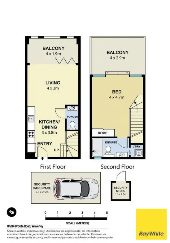 Floorplan of Homely apartment listing, 8/284 Bronte Road, Waverley NSW 2024
