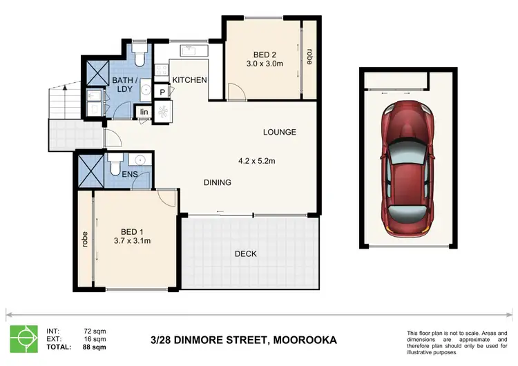 Floorplan of Homely unit listing, 3/28 Dinmore Street, Moorooka QLD 4105