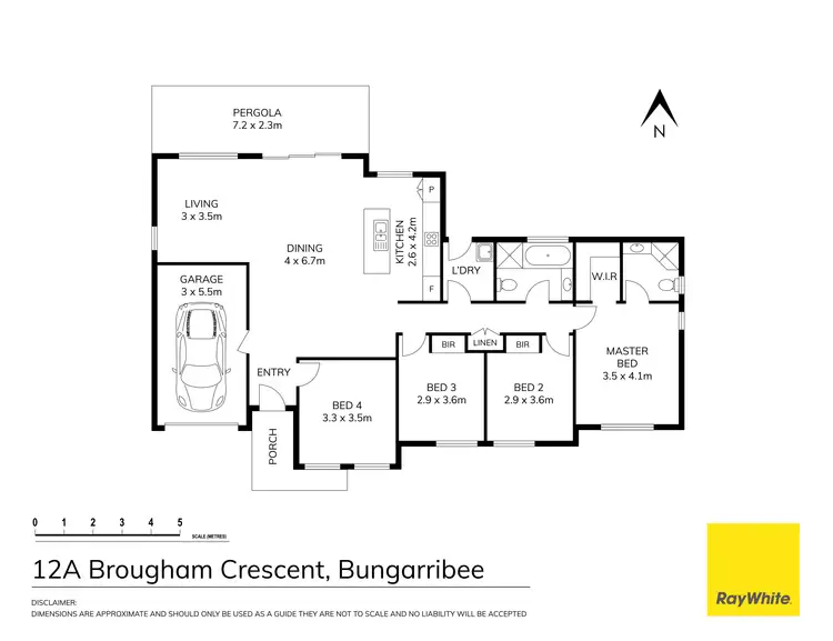 Floorplan of Homely house listing, 12A Brougham Crescent, Bungarribee NSW 2767