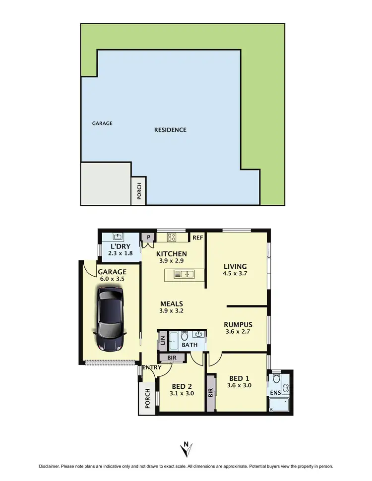 Floorplan of Homely villa listing, 3/6 Suvla Grove, Coburg North VIC 3058