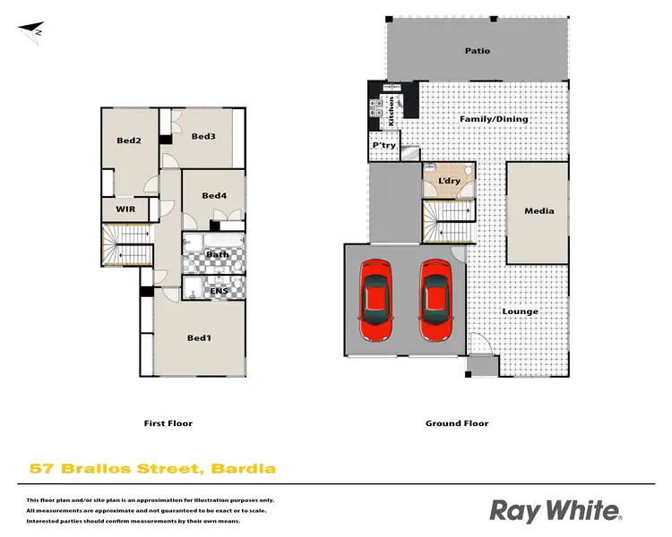 Floorplan of Homely house listing, 57 Brallos Street, Bardia NSW 2565