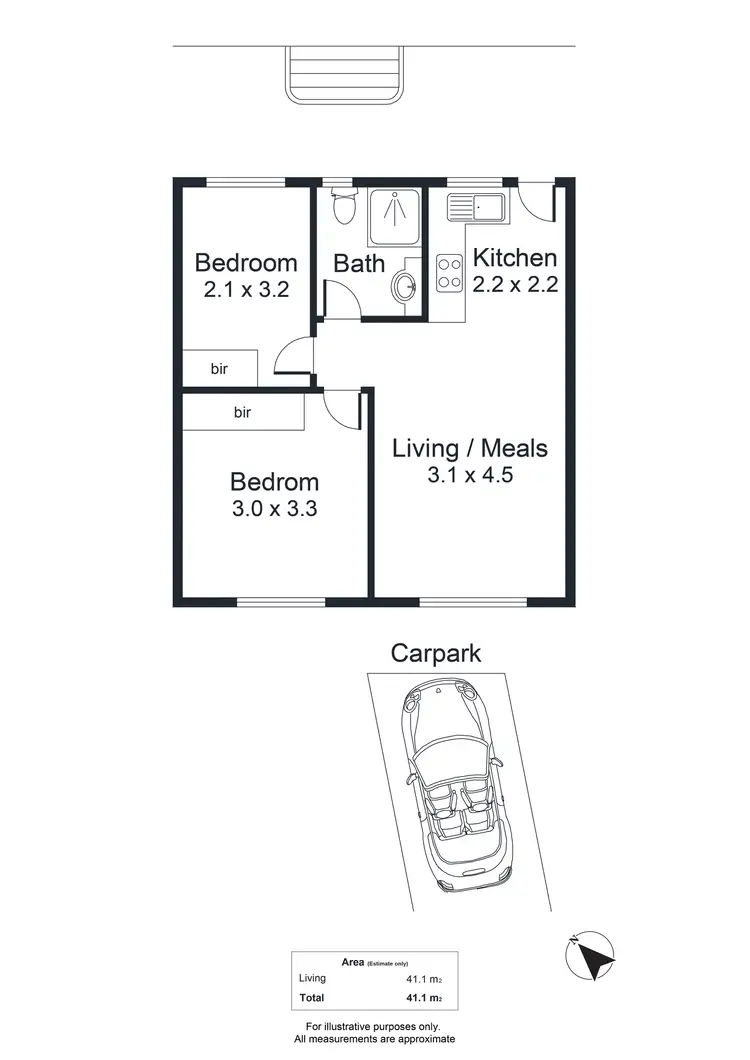 Floorplan of Homely unit listing, 69/133 Anzac Highway, Kurralta Park SA 5037