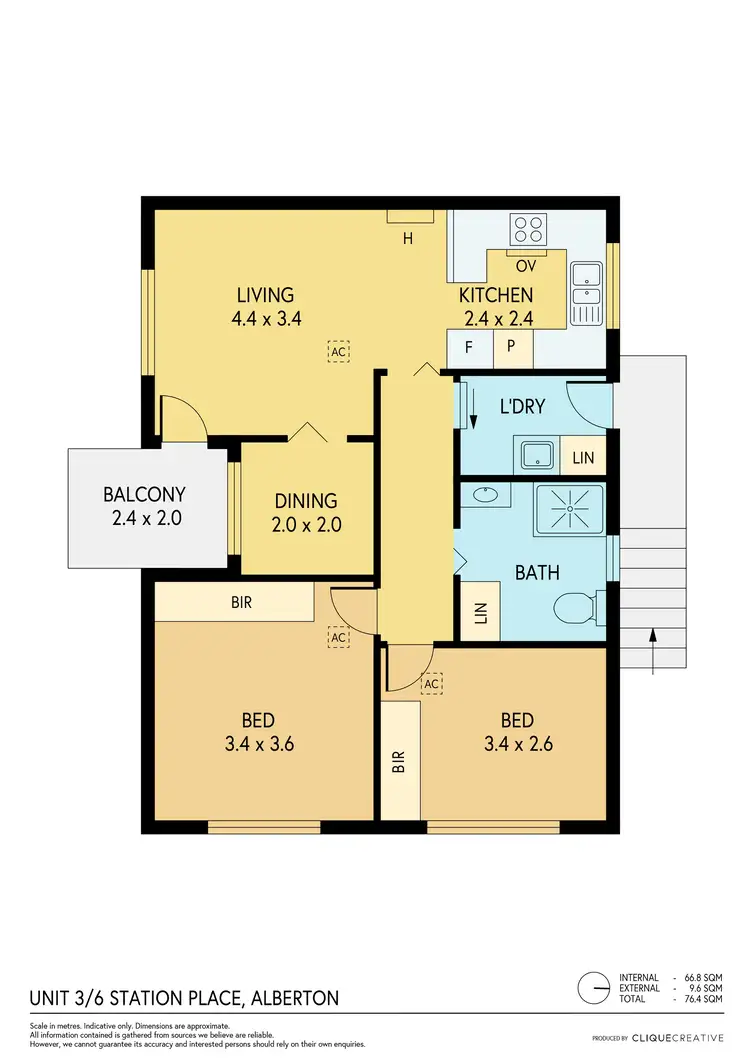 Floorplan of Homely house listing, 3/6 Station Place, Alberton SA 5014