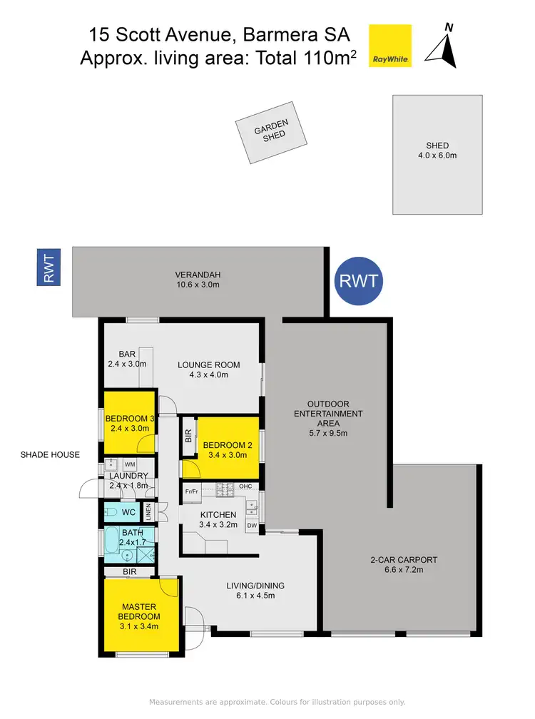 Floorplan of Homely house listing, 15 Scott Avenue, Barmera SA 5345
