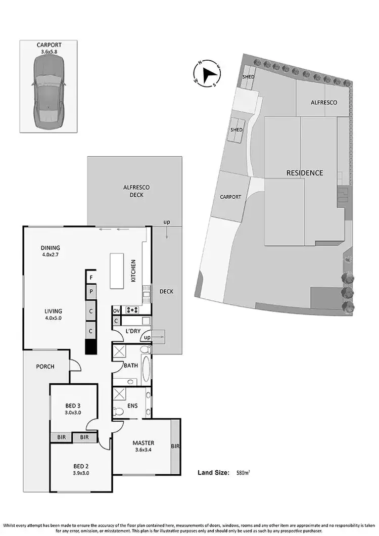 Floorplan of Homely house listing, 13 Eric Crescent, Mornington VIC 3931