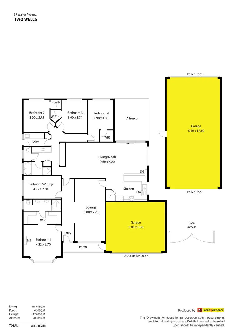 Floorplan of Homely house listing, 37 Walter Avenue, Two Wells SA 5501