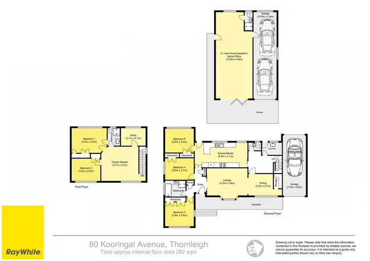 Floorplan of Homely house listing, 80 Kooringal Avenue, Thornleigh NSW 2120