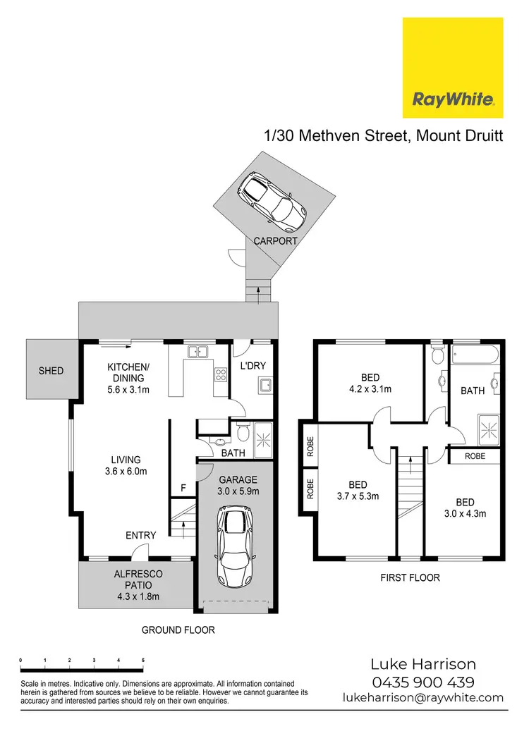 Floorplan of Homely house listing, 1/30 Methven Street, Mount Druitt NSW 2770
