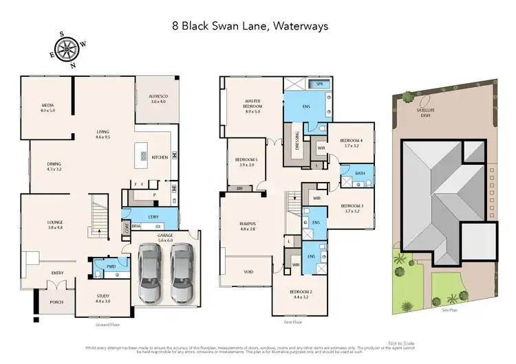 Floorplan of Homely house listing, 8 Black Swan Lane, Waterways VIC 3195