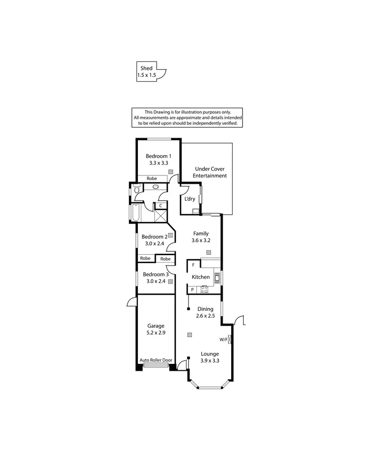 Floorplan of Homely house listing, 16 Pitcairn Circuit, Seaford Rise SA 5169