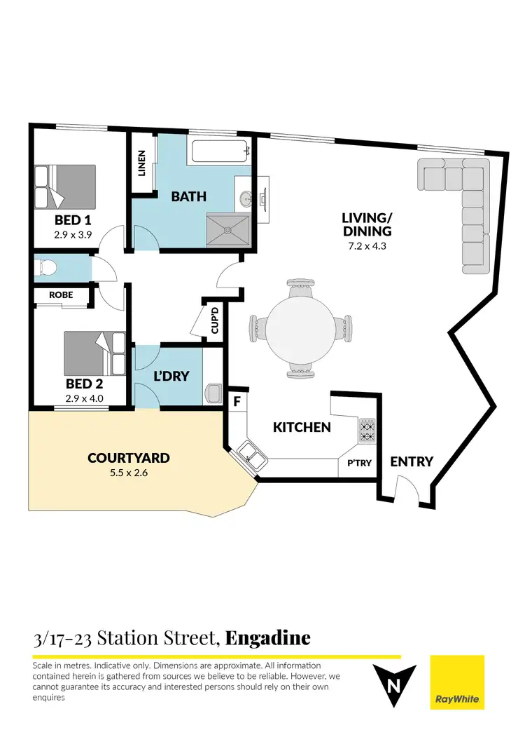 Floorplan of Homely unit listing, 3/17-23 Station Street, Engadine NSW 2233