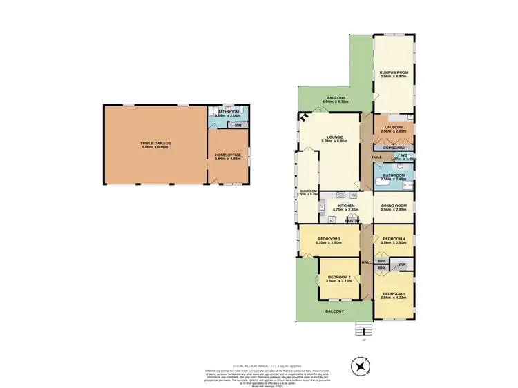 Floorplan of Homely rural property listing, 45 Turners Lane, Jaspers Brush NSW 2535